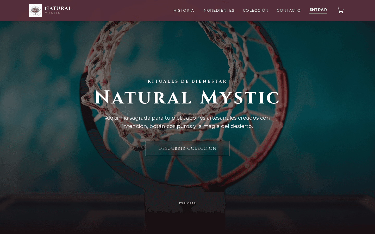 Vista del proyecto Natural Mystic